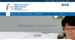 Desktop Screenshot of menopause.org.au