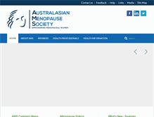 Tablet Screenshot of menopause.org.au